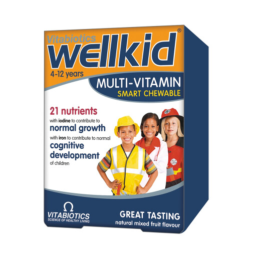 Wellkid Multivitamin Smart, 30 tablete masticabile, Vitabiotics