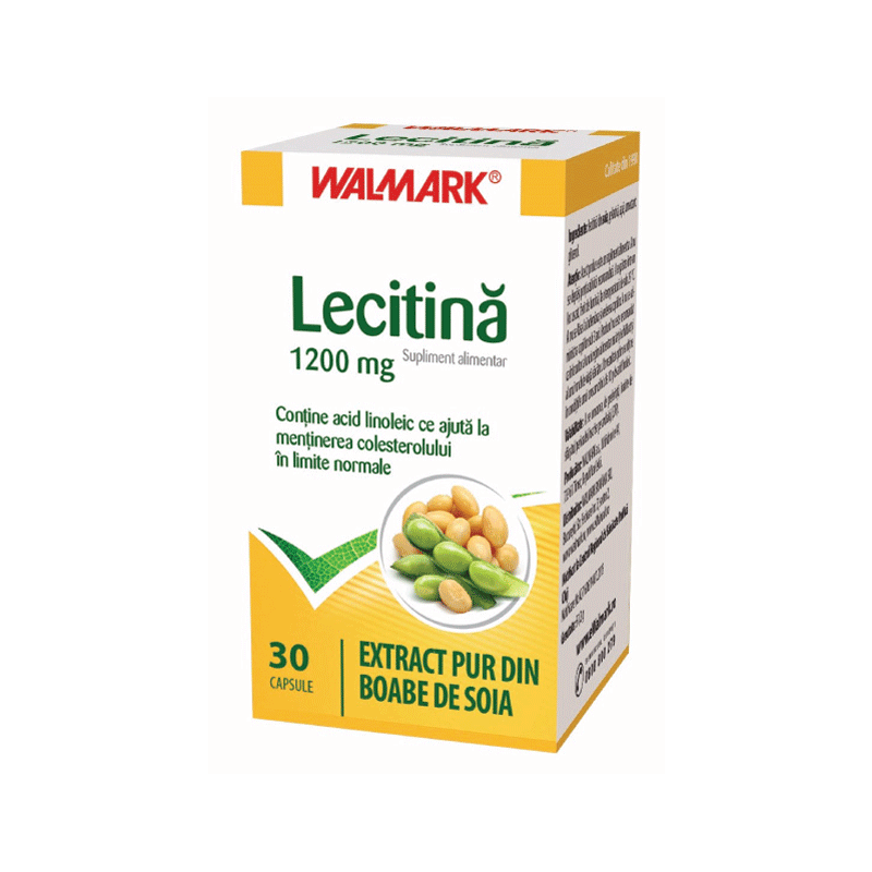 Lecitina 1200 mg, 30 capsule, Walmark Farmacia Helena
