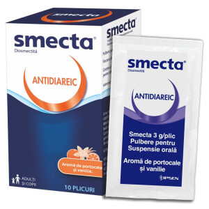 Smecta cu portocale x 10 plicuri, Ipsen Pharma