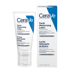 CeraVe Cremă hidratantă de față, ten normal-uscat, 52ml