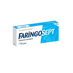 Faringosept 10mg, 10 comprimate, Terapia