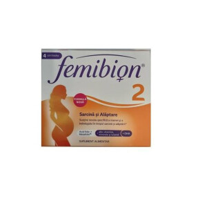Femibion 2 sarcina si alaptare, 28 comprimate + 28 capsule, Dr. Reddys