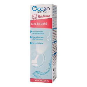 Ocean BIO-ACTIF Pediatric Nas infundat, Apa de mare hipertonica pentru copii, 100ml, Yslab