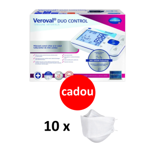 Tensiometru pentru brat Veroval duo control, Hartmann + 10 masti CADOU
