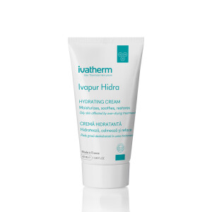 Crema hidratanta pentru piele sensibila si grasa, deshidratata in urma tratamentelor Ivapur Hidra, 40 ml, Ivatherm 