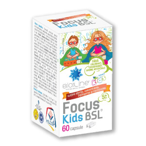 Focus Kids BSL – sustine atentia, intelegerea si memorarea, 60 cps, BioSunLine