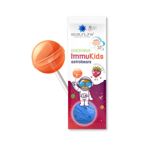 Acadea ImmuKids Astrobears cu capsune, 1 buc, BioSunLine