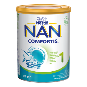Lapte de inceput pentru sugari Nestlé NAN COMFORTIS 1, de la nastere, 800g