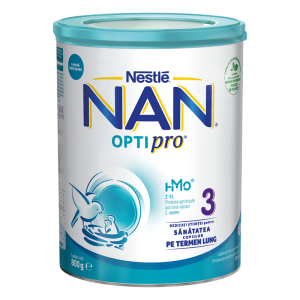 Lapte pentru copii de varsta mica Nestlé NAN OPTIPRO 3 HMO, de la 1 an, 800g