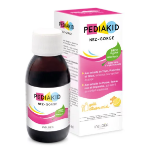 Pediakid® Nez‑Gorge, sirop pentru sistemul respirator, 125 ml, LABORATOIRES INELDEA
