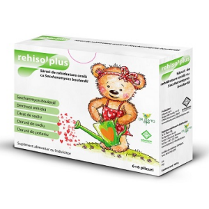  Rehisol Plus, Saruri de rehidratare, 6 + 6 plicuri, Dr. Phyto