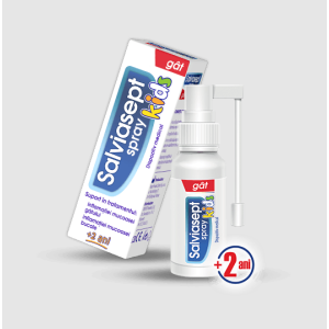 Salviasept Kids spray pentru gat, 20 ml, Zdrovit
