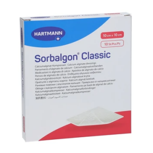 Sorbalgon classic pansament, 5x5 cm, 10 buc, Hartmann
