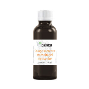 Solutie contra transipratiei picioarelor 50 ml, Helena