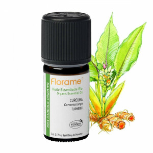 Ulei esential curcuma/turmeric BIO  5ml, FLORAME