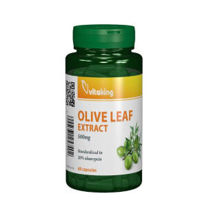 Extract standardizat din frunze de maslin 500mg - 60 capsule, Vitaking