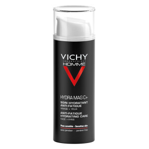 Homme Hydra Mag C, Cremă de faţă hidratantă cu efect anti-oboseală, 50ml, VICHY