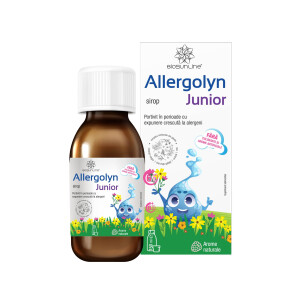 Allergolyn – sirop alergii cu extracte vegetale pentru confort respirator, Biosunline