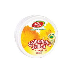 Crema Galbenele si arnica, C30, 20 g, Fares