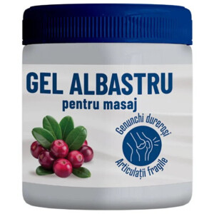 Gel Albastru pentru Masaj cu Mentol si Camfor 500ml PHARMAHERBAL