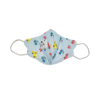 Masca copii KN95 cu valva, cu desene, set cu 5 buc