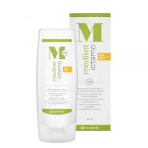 Sampon pentru scalp iritat si exces de sebum Mediket Ictamo, 180 ml