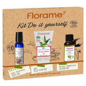 Set aloe vera-apa florala trandafir-jojoba, FLORAME