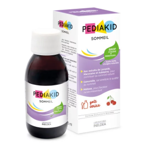 Pediakid® Sommeil, sirop pe bază de plante, cu aroma de cirese, 125 ml, LABORATOIRES INELDEA