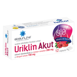 Uriklin Akut cu albastru de metilen, 12 cps, BioSunLine
