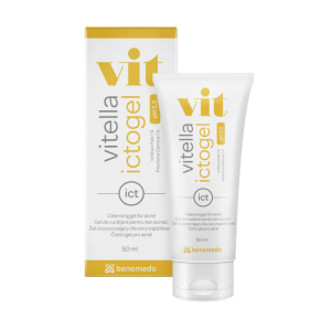 Vitella Ictogel, gel de curatare pentru piele seboreica cu tendinta acneeica, 50ml, Vitella
