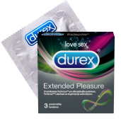 Prezervative Durex Extended Pleasure, 3 buc