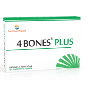 4 Bones Plus, 30 comprimate, Sun Wave Pharma