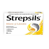 Strepsils miere si lamaie, 36 comprimate, Reckitt
