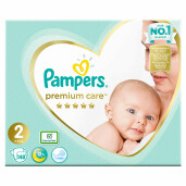 Scutece Pampers Premium Care 2 New Baby Mega Box 148 buc