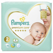 Scutece Pampers Premium Care 2 Jumbo Pack 94 buc