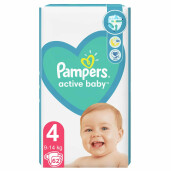 Scutece Pampers Active Baby 3 Maxi Jumbo Pack 62 buc