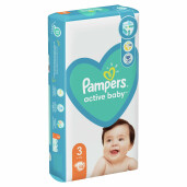 Scutece Pampers Active Baby 3 Value Pack 58 buc