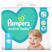 Scutece Pampers Active Baby 5 Giant Pack 78 buc