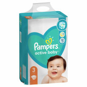 Scutece Pampers Active Baby 3 Junior Mega Box 152 buc