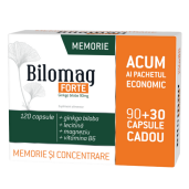 Bilomag forte memorie, 90 + 30 caspule CADOU, Zdrovit