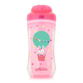 Canita copii, fara cioc, cu izolatie, 300 ml. (culori asortate),Dr.Brown
