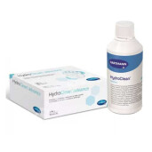 HydroClean Advance, rotund, diam. 4 cm, 10 buc + HydroClean Solution, 350 ml, Hartmann