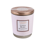Lumanare parfumata naturala Coton blanc 180g, COLLINES DE PROVENCE