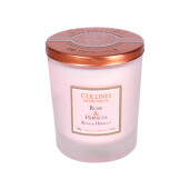 Lumanare parfumata naturala Trandafir&Hibiscus 180g, COLLINES DE PROVENCE