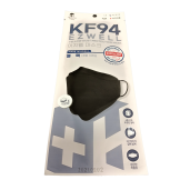 Masca KF94 cu protectie FFP2 adulti, neagra, Ezwell