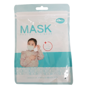 Masca copii KN95 cu valva, cu desene, set cu 5 buc