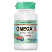 Omega 3 Ulei de somon, 30 capsule, Cosmopharm