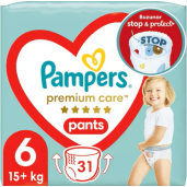 Scutece Pampers Premium Care Pants 6 Value Pack 31 buc