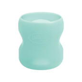 Protectie silicon ptr. biberon din sticla cu Gat Larg 150ml., Verde Menta,Dr.Brown