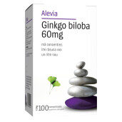Ginkgo biloba 60mg, 100 comprimate, Alevia